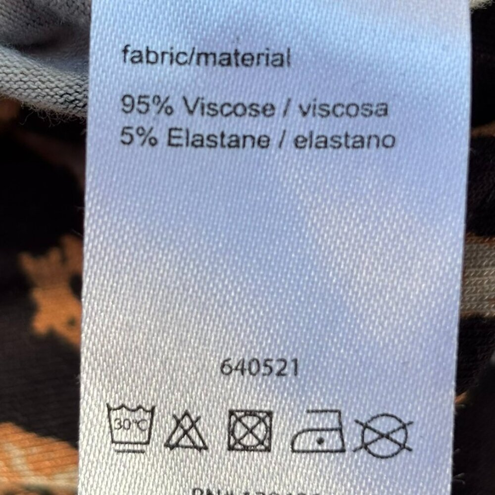 NWOT Venus Leopard Print Cold Shoulder Bodycon Dress M - Picture 11 of 11